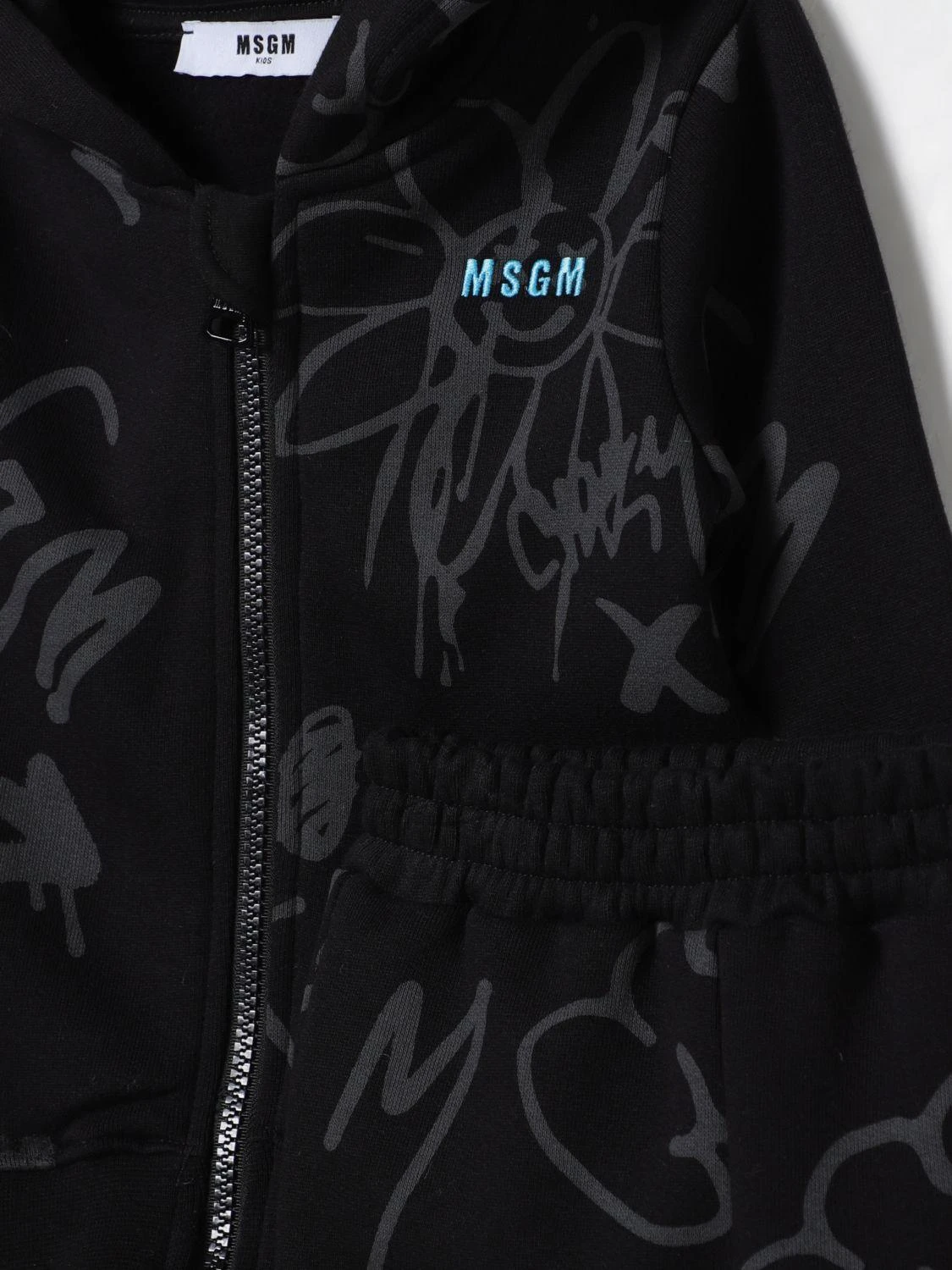 商品【商品预售7天发货】 MSGM|MSGM 男童套装 F5MSNBSF295110 黑色,价格¥1265,第4张图��片详细描述