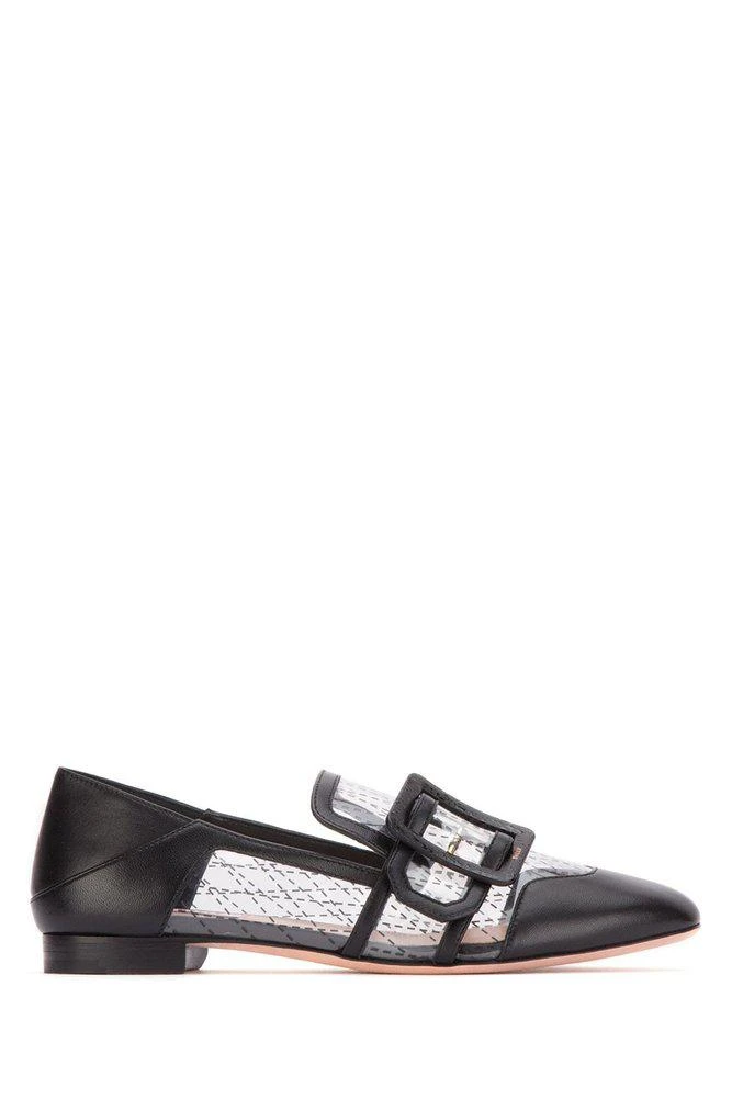 商品Bally|Bally Janelle Buckled Slip-On Loafers,价格¥2312,第1张图片