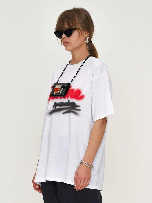 商品NORNOT|Regular Fit Dopamine T-Shirt White,价格¥797,第2张图片详细描述