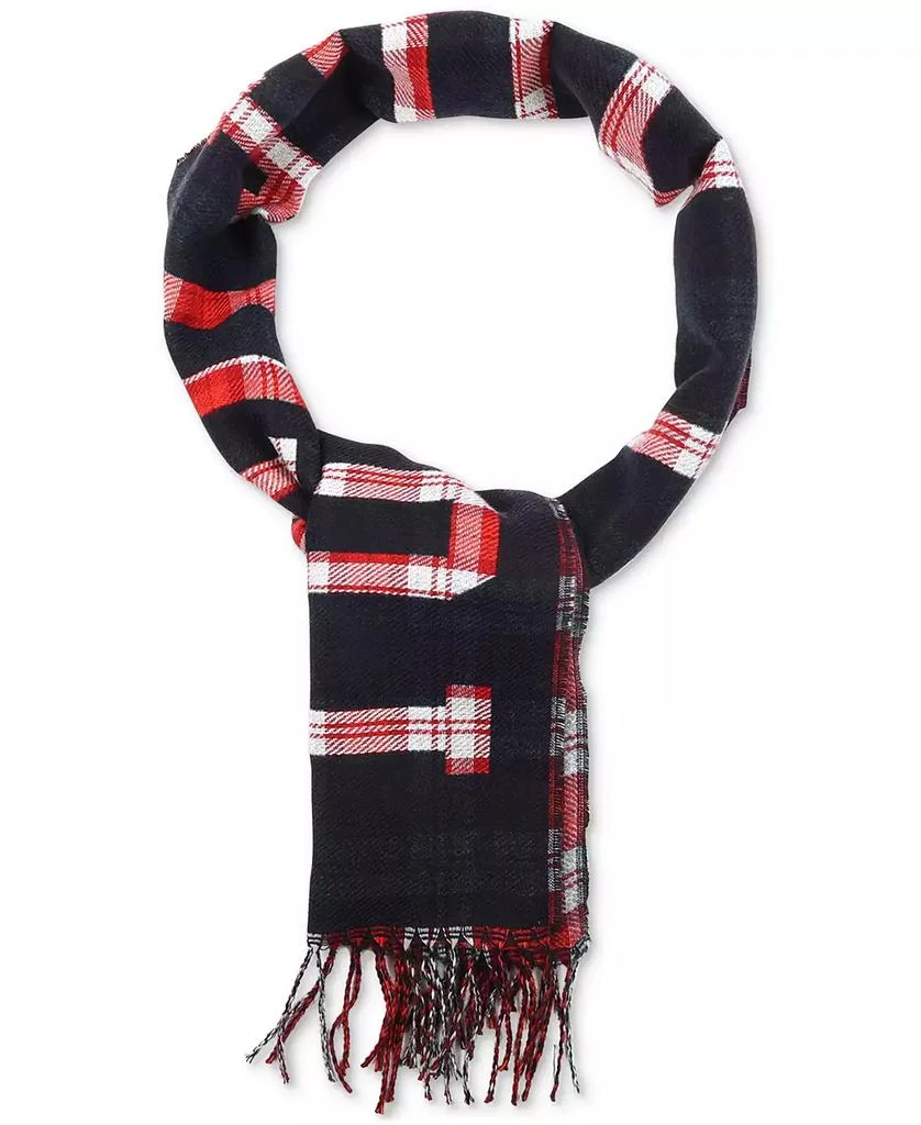 商品Tommy Hilfiger|Men's Plaid Logo Scarf,价格¥255,第2张图片详细描述