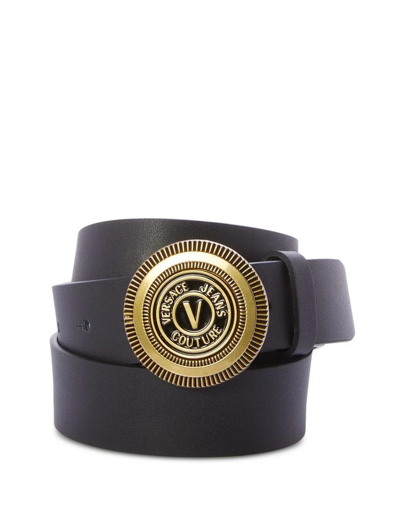 商品Versace|Men's Vitello Leather Belt,价格¥798,第1张图片详细描述