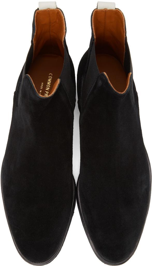商品Common Projects|Black Suede Chelsea Boots,价格¥4250,第7张图片详细描述