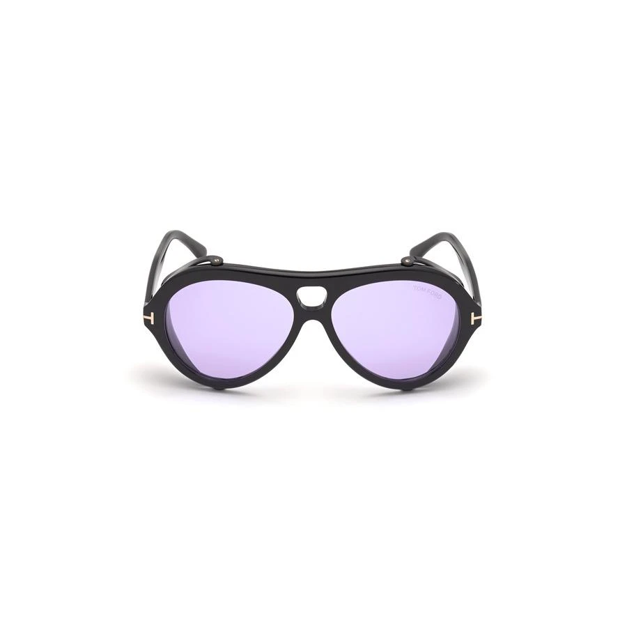 商品Tom Ford|Neughman Violet Pilot Unisex Sunglasses FT0882 01Y 60,价格¥1757,第1张图片