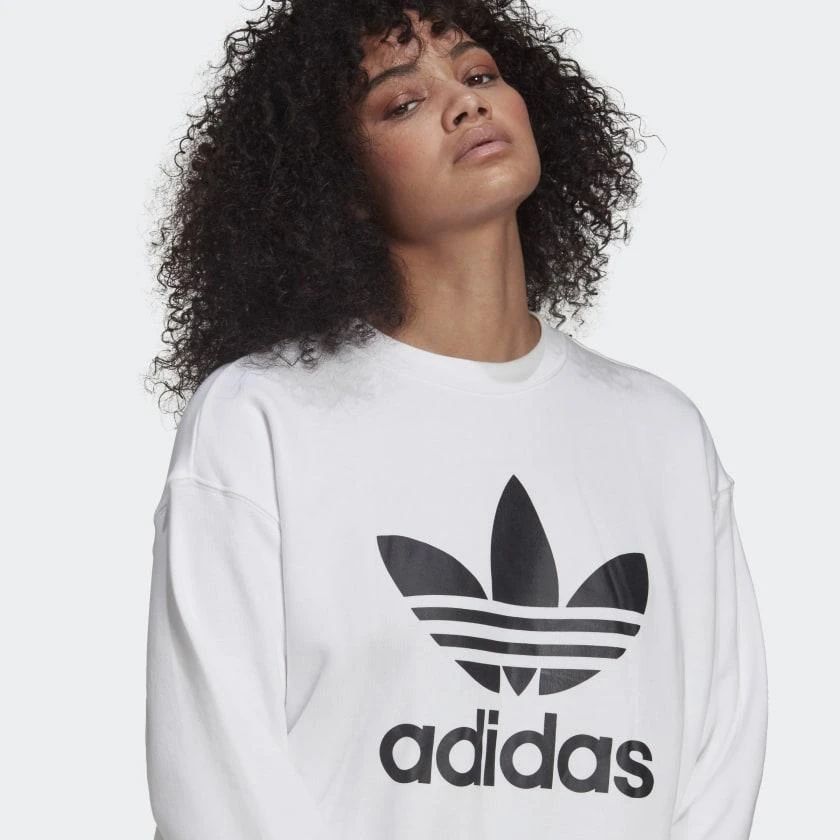 Women's adidas Trefoil Crew Sweatshirt (Plus Size) 商品