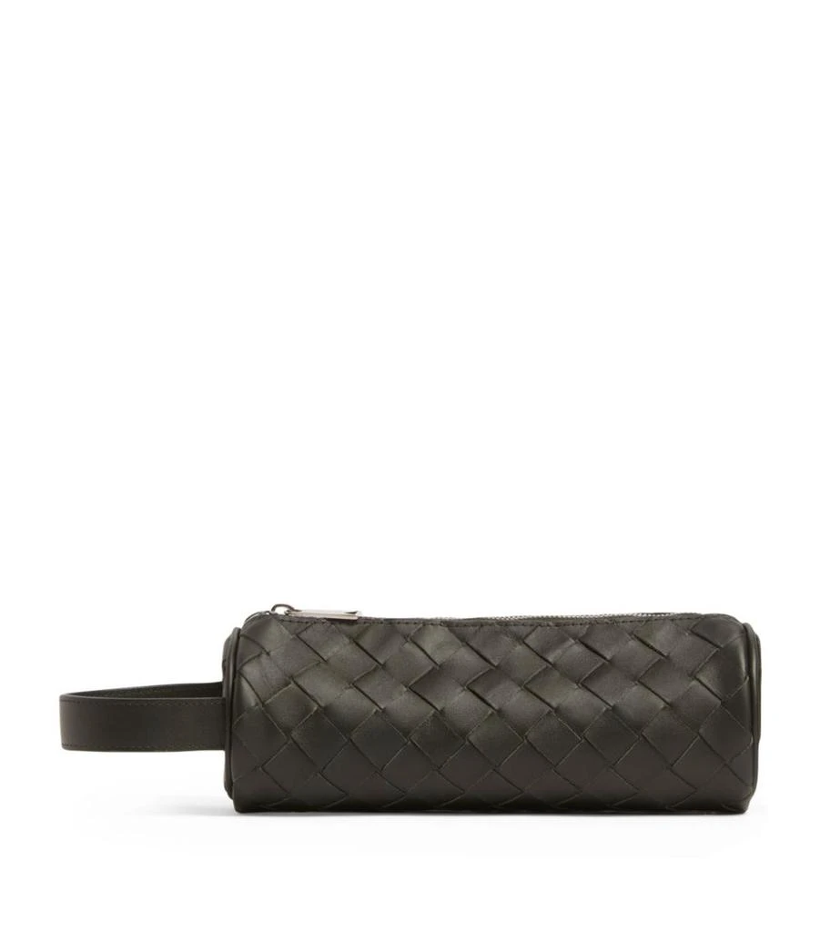商品Bottega Veneta|Leather Intrecciato Pencil Case,价格¥7566,第1张图片