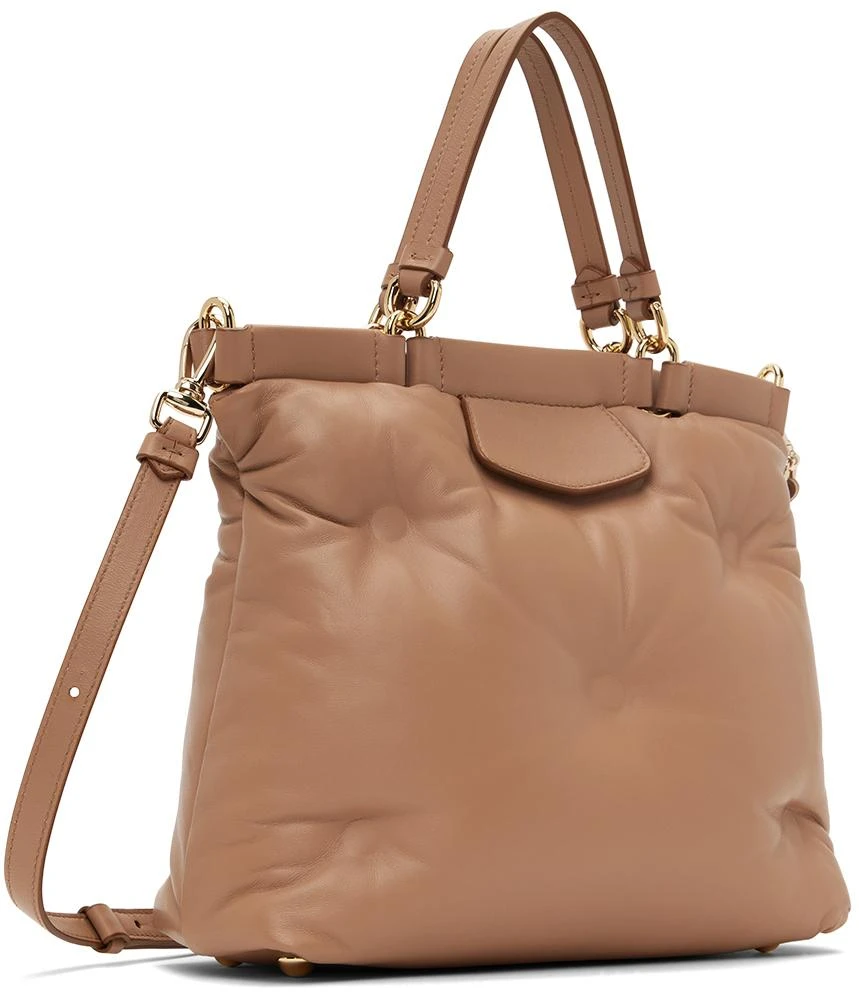 商品MAISON MARGIELA|Tan Mini Glam Slam Tote Bag,价格¥7616,第3张图片详细描述