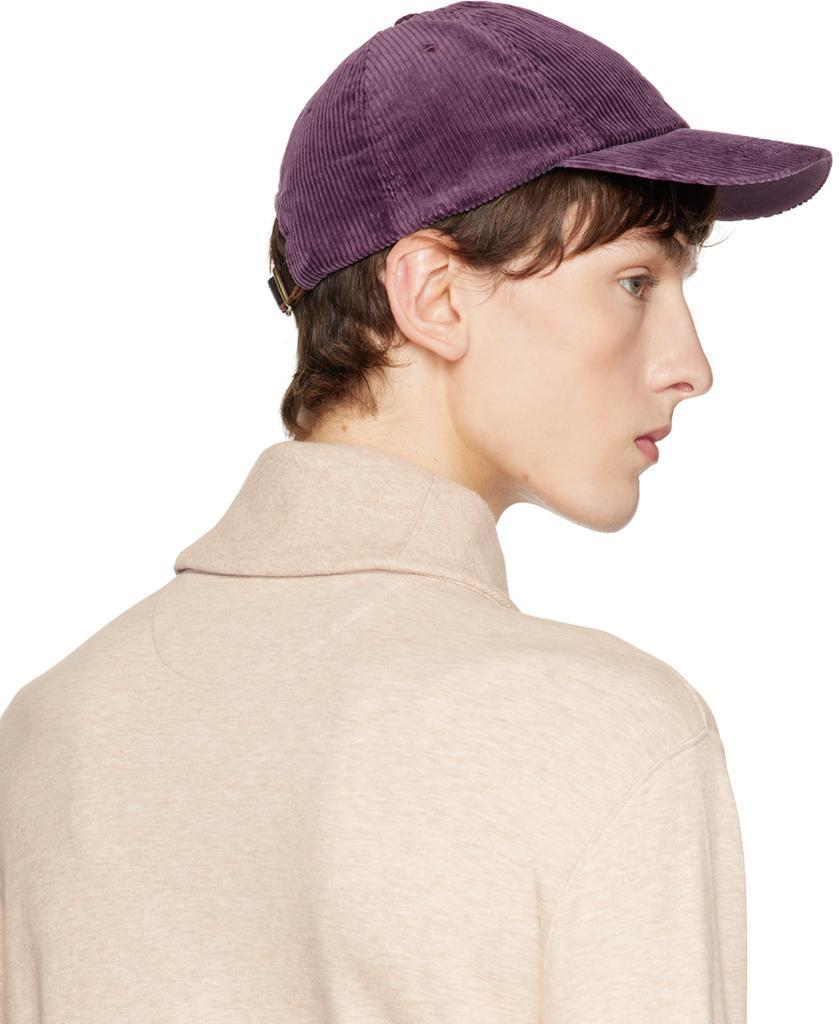 商品Ralph Lauren|Purple Embroidered Cap,价格¥261,第5张图片详细描述