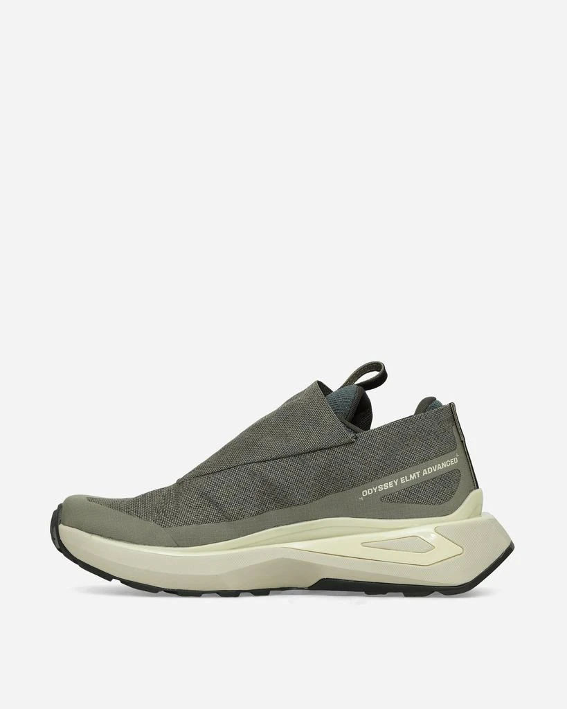 商品Salomon|Odyssey ELMT Advanced Sneakers Olive Night / Green / Hay,价格¥1045,第3张图片详细描述