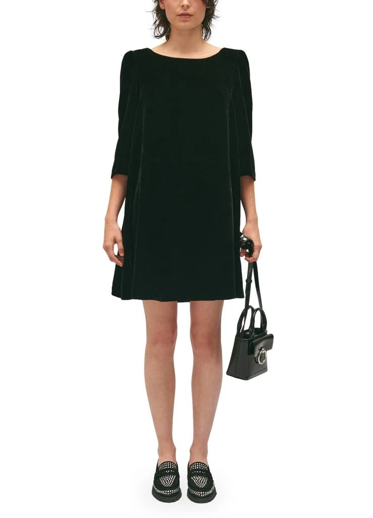 商品Claudie Pierlot|Rififi 短款丝绒连衣裙,价格¥2030,第2张图片详细描述