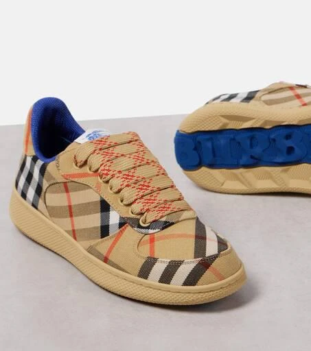 商品Burberry|Burberry Check帆布运动鞋,价格¥5210,第5张图片详细描述