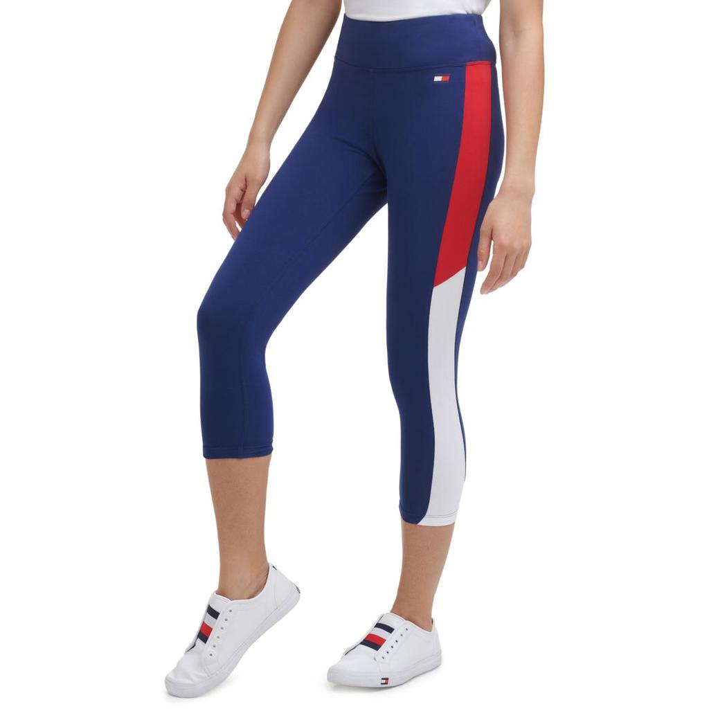 Tommy Hilfiger Sport Womens Colorblock High Rise Leggings商品第1张图片规格展示