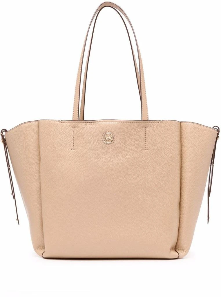 商品Michael Kors|MICHAEL Michael Kors Michael Kors Womens Freya Leather Tote Bag With Logo Plate,价格¥2384,第1张图片