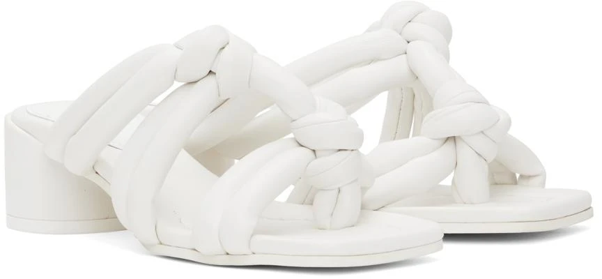 商品MAISON MARGIELA|White Mignon Heeled Sandals,价格¥1165,第4张图片详细描述