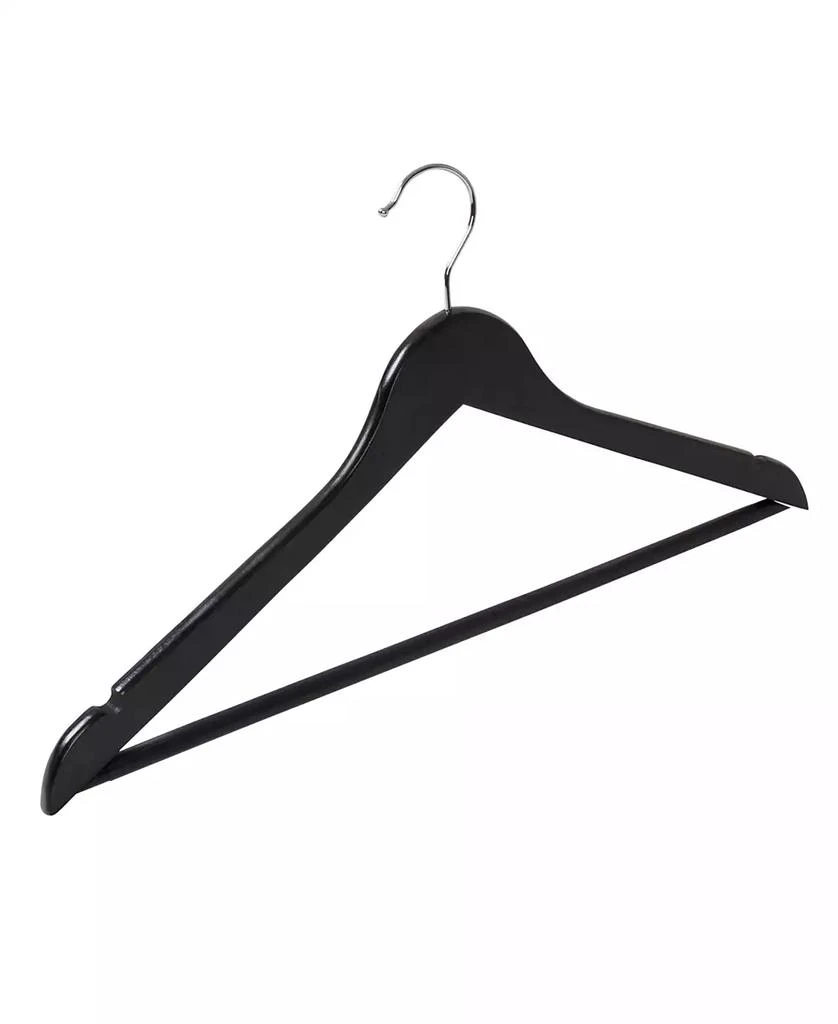 商品Honey Can Do|24 Pack Non-Slip Swivel Hook Wood Hangers,价格¥252,第2张图片详细描述