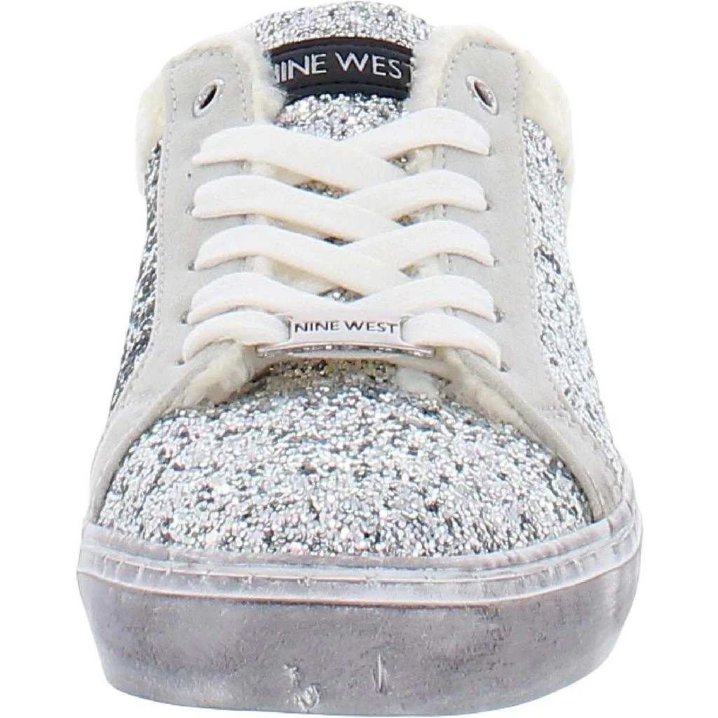 商品Nine West|Nine West Womens Beezie 3 Glitter Slip-On Casual and Fashion Sneakers,价格¥213,第3张图片详细描述