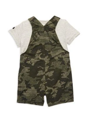 商品Timberland|Baby Boy's 2-Piece T-Shirt & Shortall Set,价格¥119,第2张图片详细描述