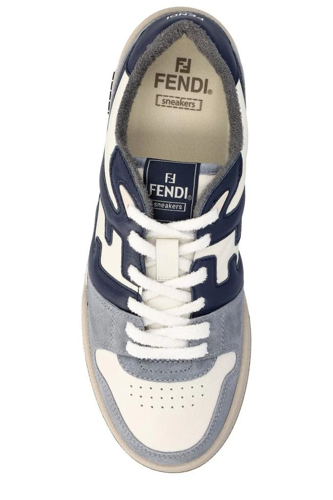商品Fendi|Fendi Panelled Low-Top Sneakers,价格¥3777,第4张图片详细描述