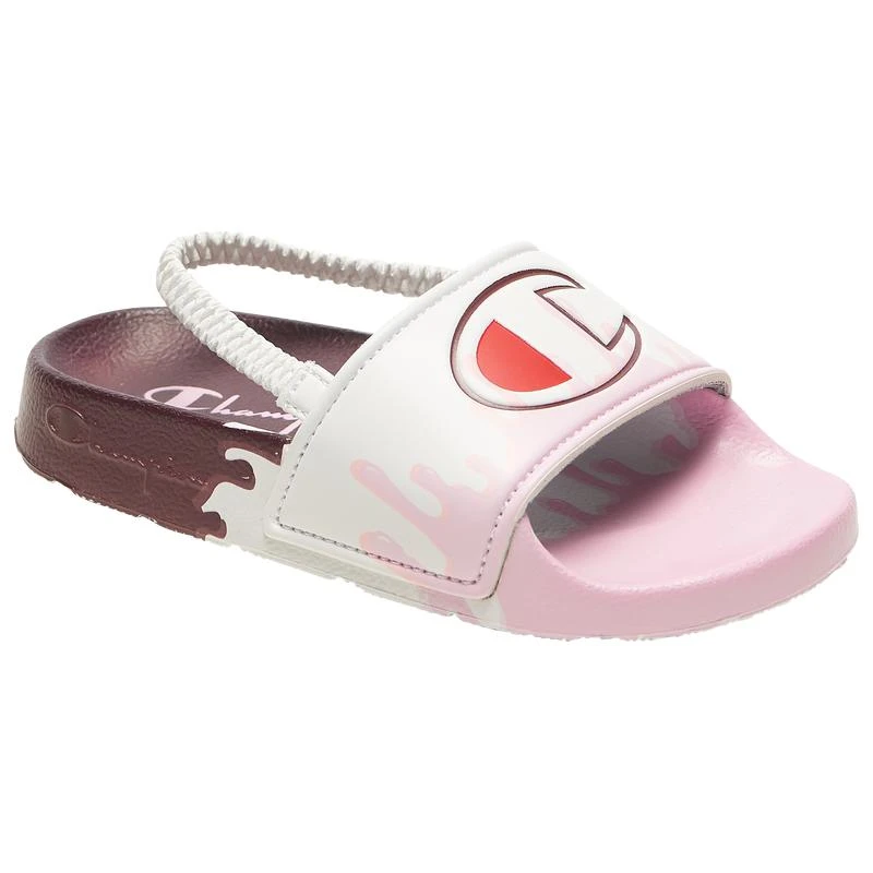 商品CHAMPION|Champion IPO Drip Slides - Girls' Toddler,价格¥227,第1张图片