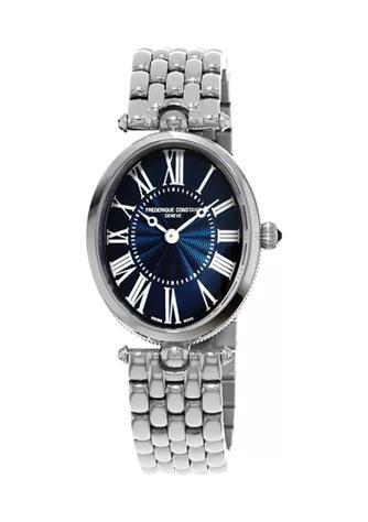 商品Frederique Constant|Women's Swiss Classic Art Deco Silver-Tone Stainless Steel Bracelet Watch,价格¥9494,第1张图片