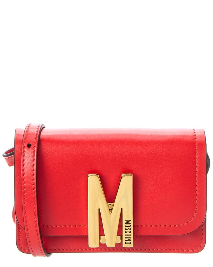 商品Moschino|Moschino Logo Leather Shoulder Bag,价格¥2094,第1张图片