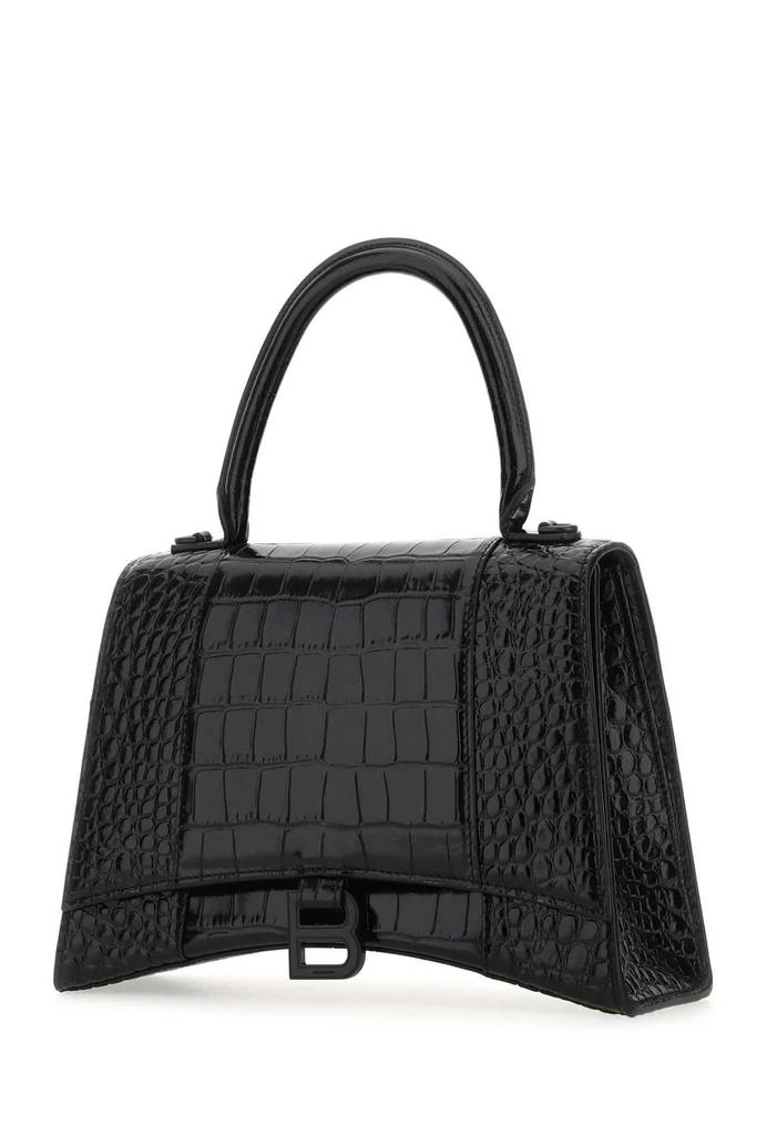 商品Balenciaga|Balenciaga Hourglass Crocodile Embossed Top Handle Bag,价格¥23981,第3张图片详细描述