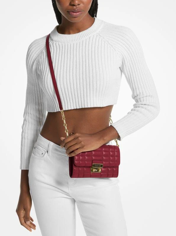 商品Michael Kors|Tribeca Large Leather Convertible Crossbody Bag,价格¥610,第3张图片详细描述