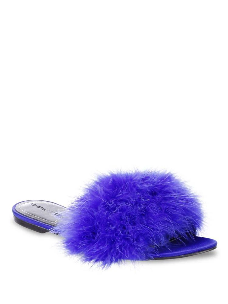 商品Kendall + Kylie|Chloe 2 Feather Slides,价格¥376,第1张图片