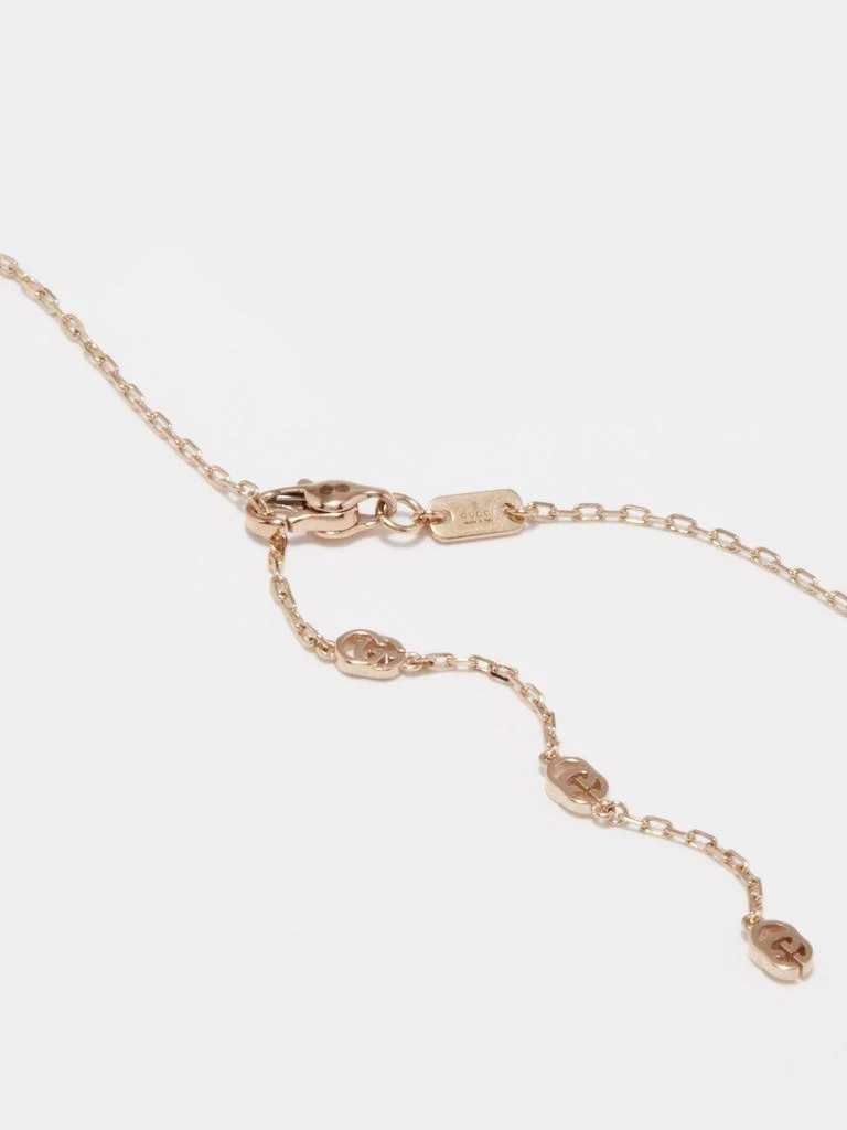 商品Gucci|GG Running 18kt rose-gold necklace,价格¥9648,第4张图片详细描述