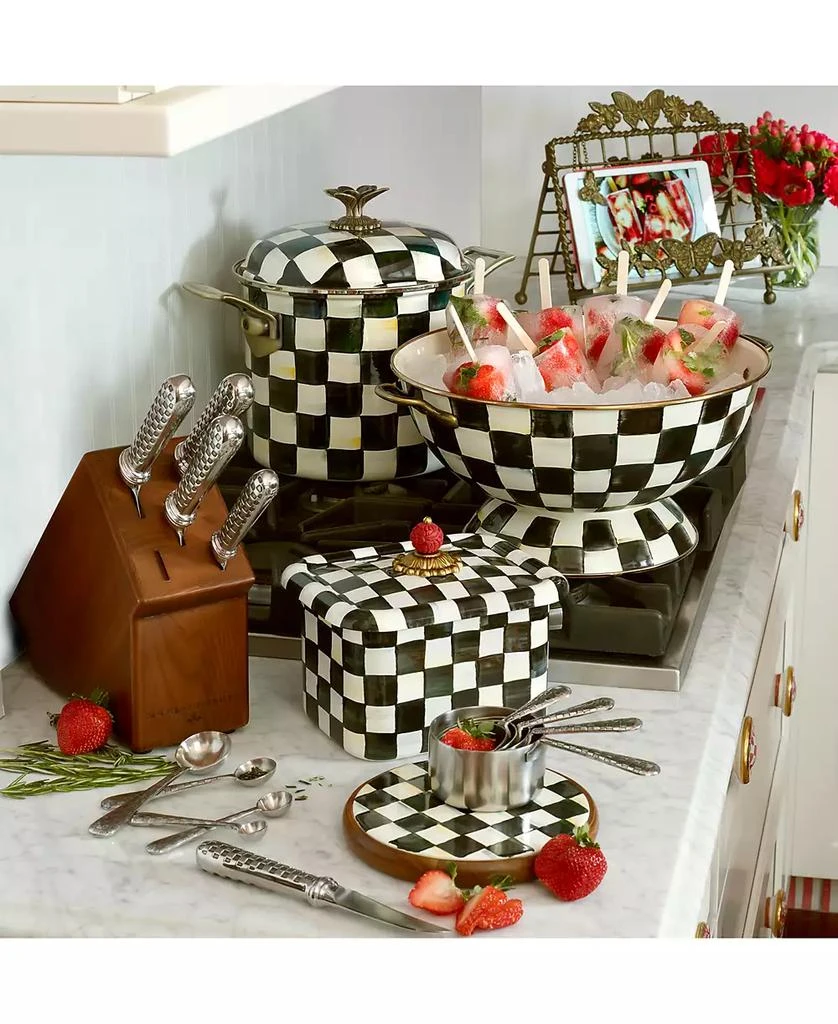 商品MacKenzie-Childs|Courtly Check Recipe Box,价格¥972,第3张图片详细描述