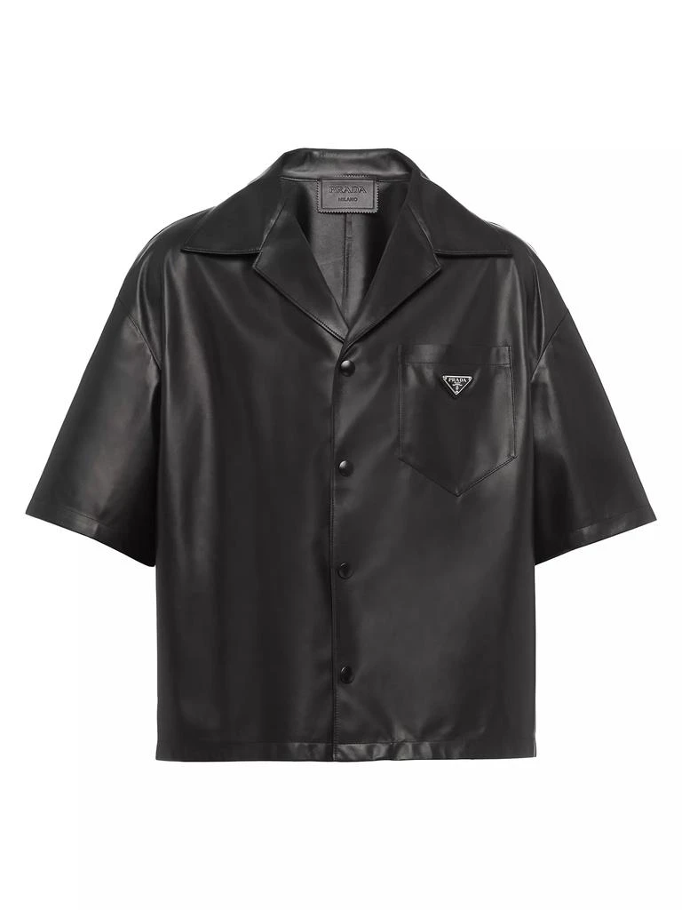 商品Prada|Nappa Leather Shirt,价格¥32966,第1张图片