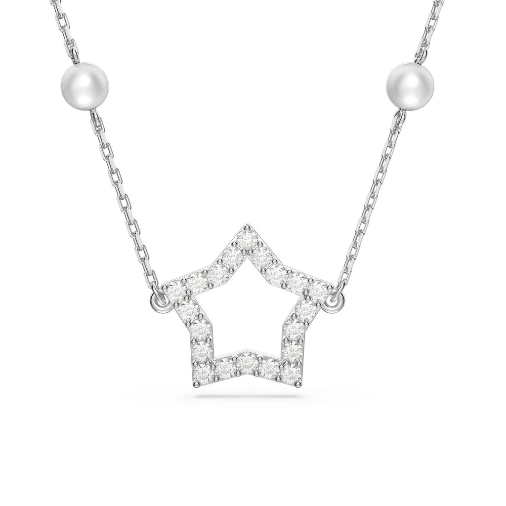 商品Swarovski|Stella necklace star white rhodium plated,价格¥1409,第1张图片