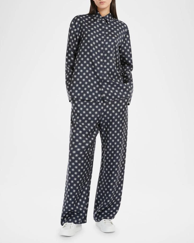 商品Max Mara|Urna Medallion-Print Silk Shirt,价格¥3676,第2张图片详细描述