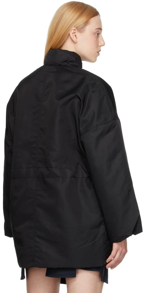 商品Ganni|Black Nylon Bomber Jacket,价格¥1537,第3张图片详细描述