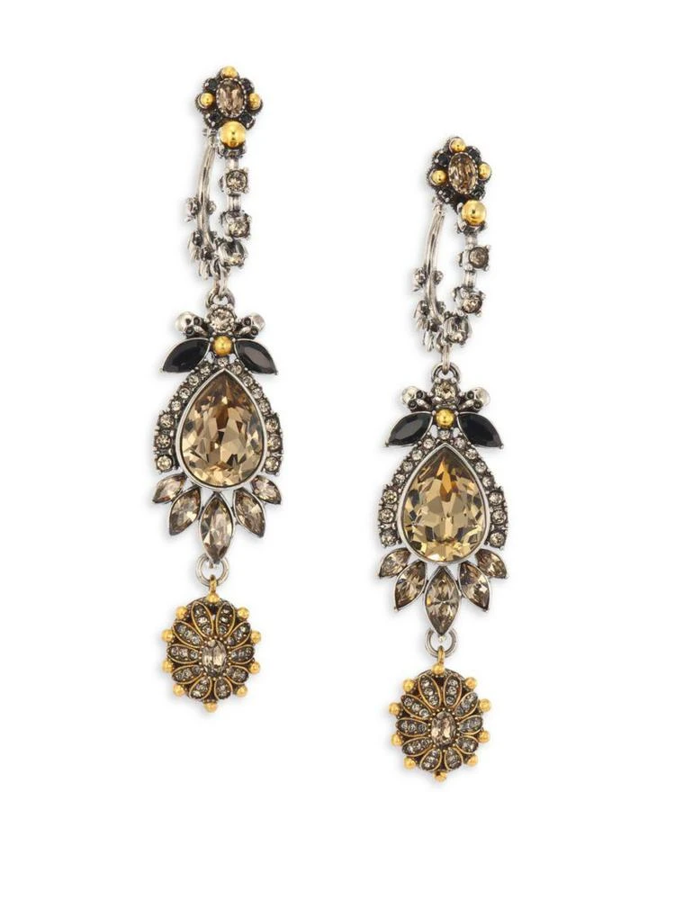 商品Alexander McQueen|Crystal Drop Earrings,价格¥5125,第1张图片