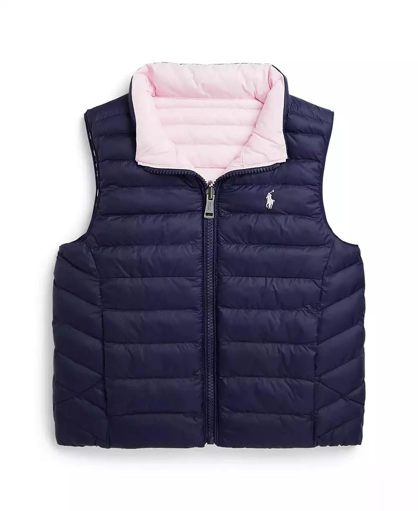 商品Ralph Lauren|Toddler and Little Kid's Unisex P-Layer 2 Reversible Quilted Vest Jacket,价格¥688,第3张图片详细描述