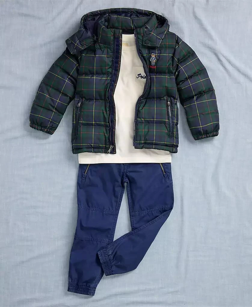 商品Ralph Lauren|Toddler and Little Boys Cotton Interlock Quarter-Zip Pullover Sweatshirt,价格¥233,第3张图片详细描述