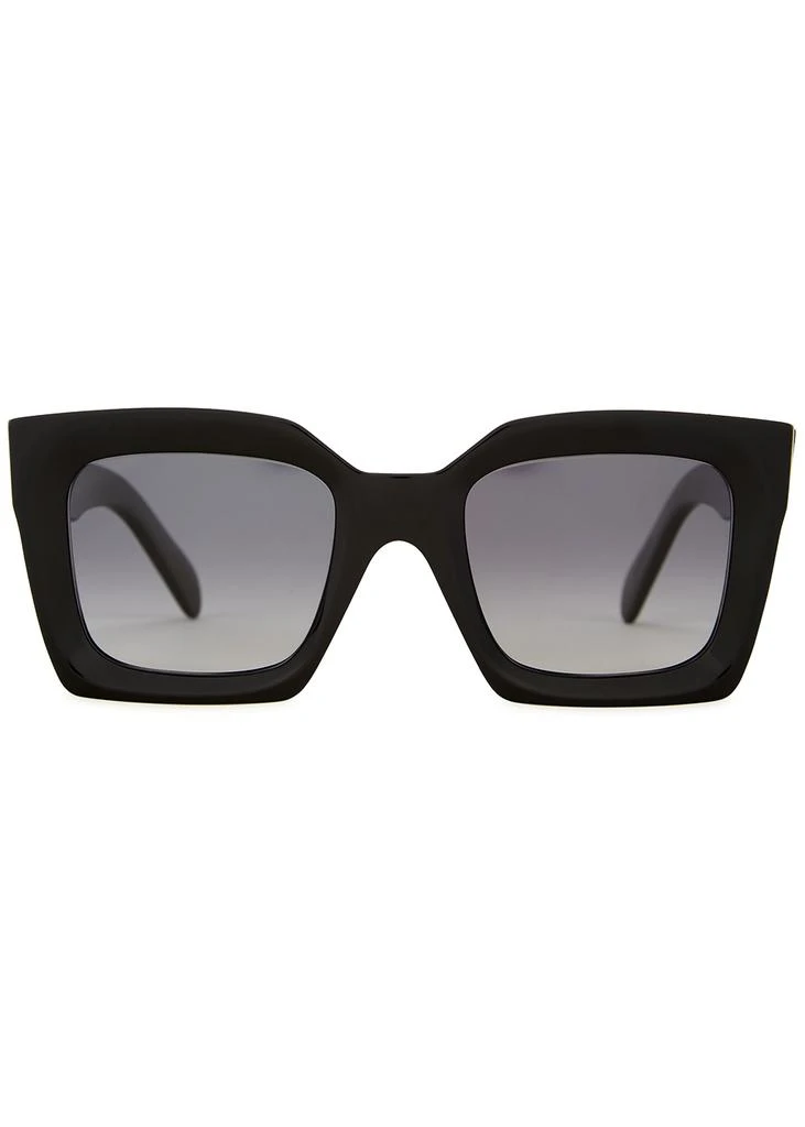 商品Celine|Black oversized sunglasses,价格¥3772,第2张图片详细描述