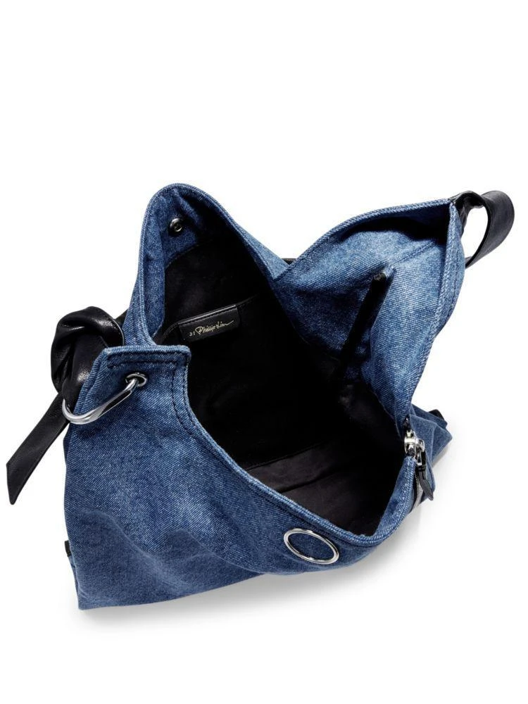 商品3.1 Phillip Lim|Elise Denim Shoulder Bag,价格¥1573,第2张图片详细描述