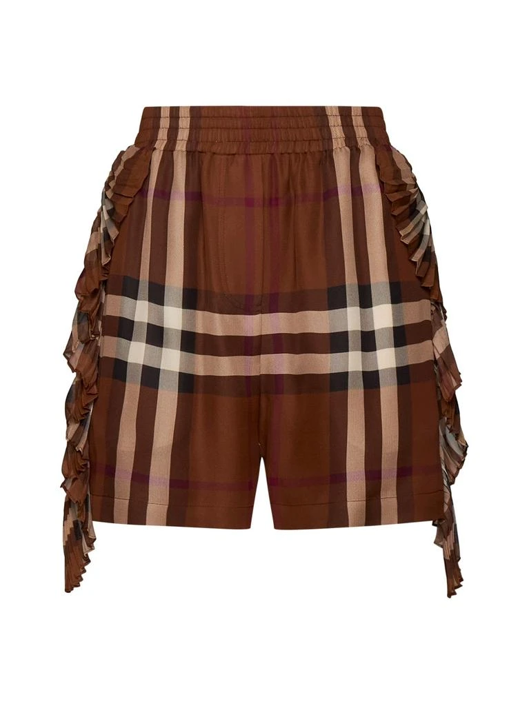商品Burberry|Burberry Checked Fringed-Detail Shorts,价格¥5779,第1张图片