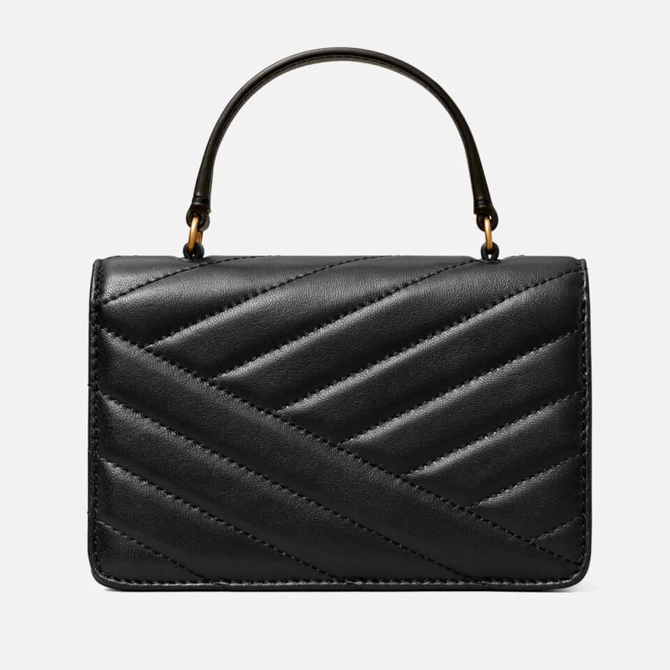 商品Tory Burch|Tory Burch Kira Chevron Quilted Leather Wallet,价格¥3594,第2张图片详细描述