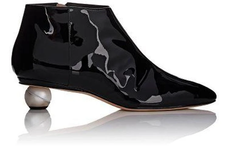 商品ALCHIMIA DI BALLIN|Nix Patent Leather Ankle Booties,价格¥2076,第1张图片