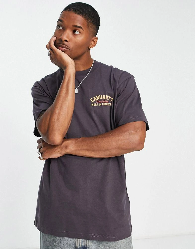 商品Carhartt WIP|Carhartt WIP entrance t-shirt in purple,价格¥372,第1张图片