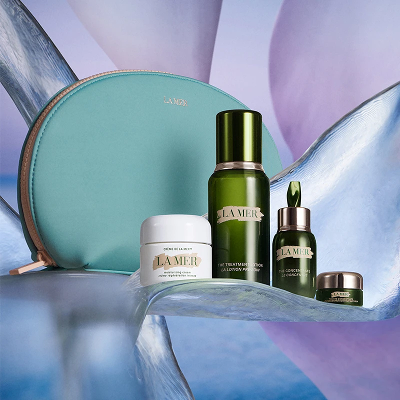 La Mer海蓝之谜护肤4件套 套装 精粹水100ml+面霜30ml+浓缩精华露15ml+眼部浓缩密集修护眼霜5ml 商品