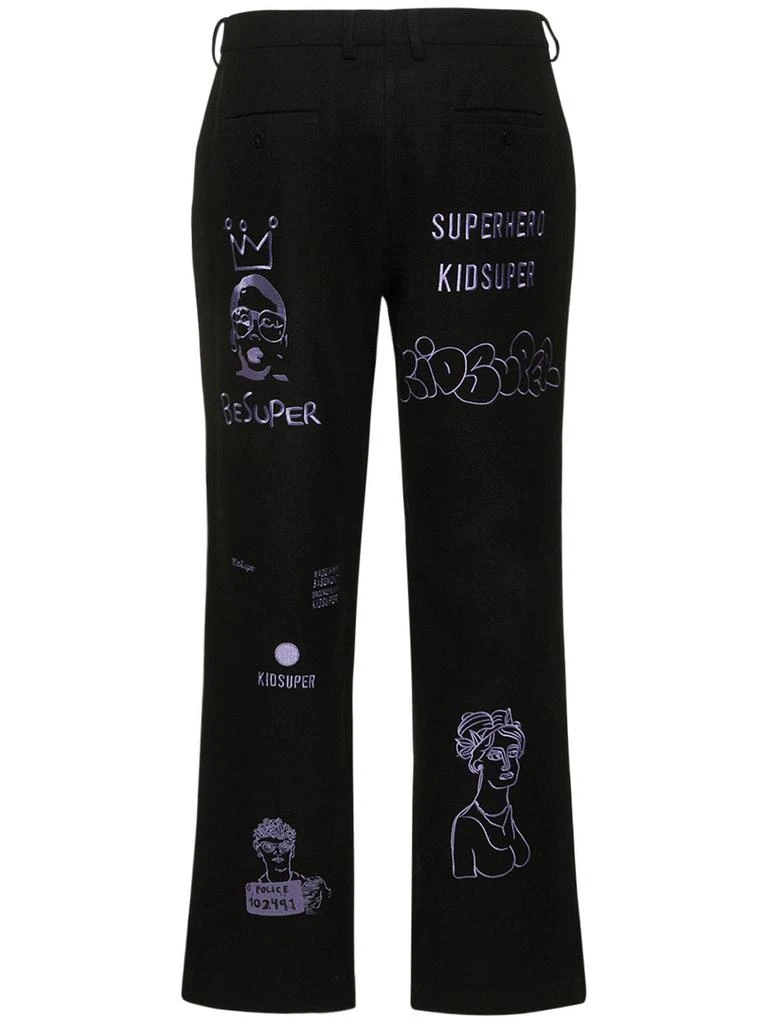 商品KIDSUPER STUDIOS|Embroidered Suit Pants,价格¥924,第4张图片详细描述