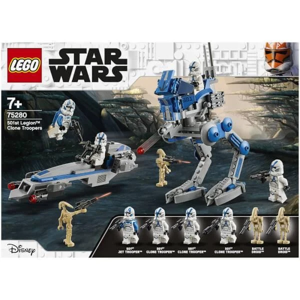 商品LEGO|LEGO Star Wars: 501st Legion Clone Troopers Set (75280),价格¥243,第1张图片