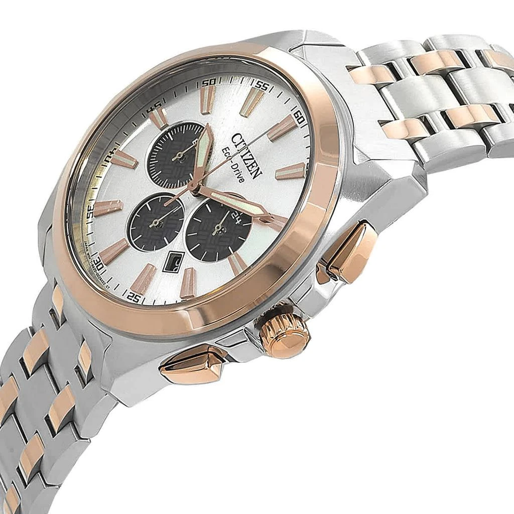 商品Citizen|Peyten Chronograph Eco-Drive Silver Dial Two-Tone Men's Watch CA4516-59A,价格¥2360,第2张图片详细描述