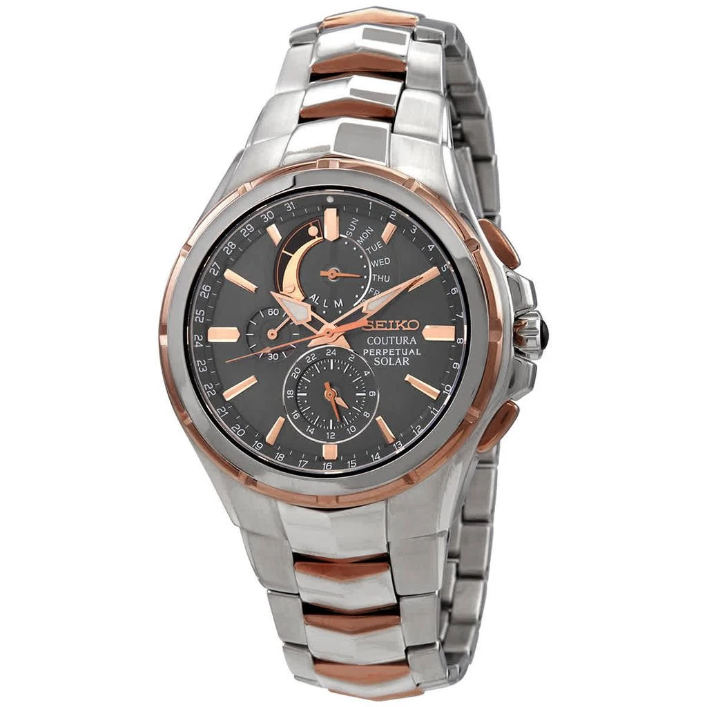 商品Seiko|Seiko Coutura Perpetual Chronograph Grey Dial Mens Watch SSC788,价格¥2161,第1张图片