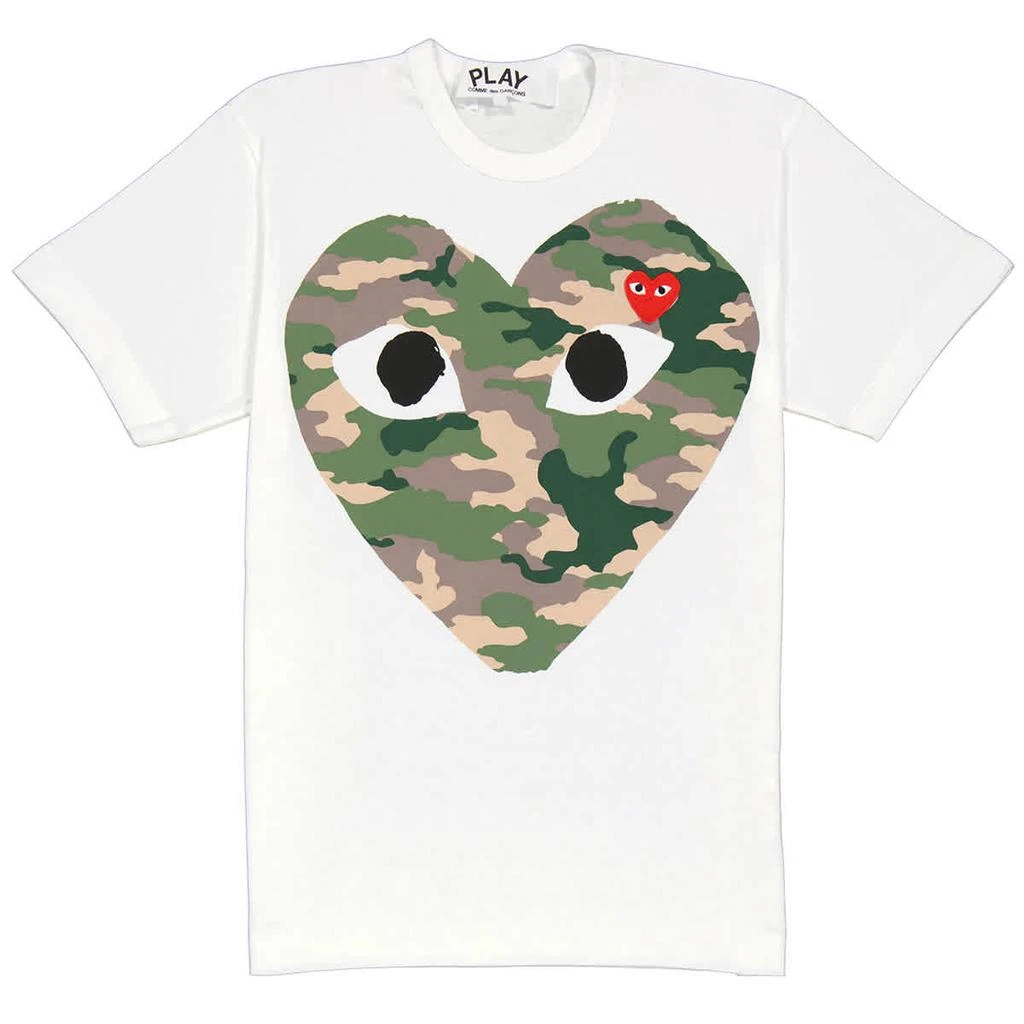 商品Comme des Garcons|男士 川久保玲 Comme Des Garcons 迷彩心形 T恤,价格¥500,第1张图片