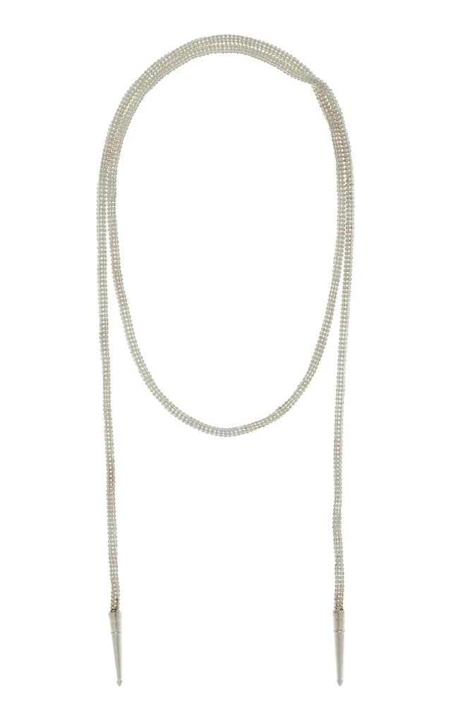 商品Sylvia Toledano|Sylvia Toledano - Silver-Plated Bolo Tie Necklace - Silver - OS - Moda Operandi - Gifts For Her,价格¥2455,第1张图片