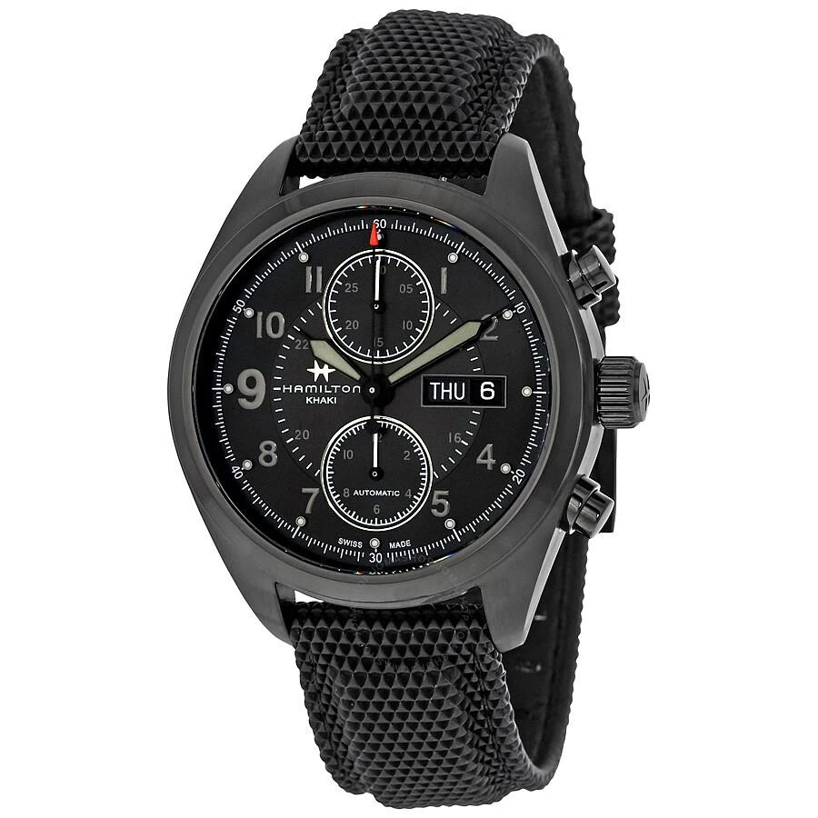 商品Hamilton|Khaki Field Day Date Automatic Men's Watch H71626735,价格¥10171,第1张图片